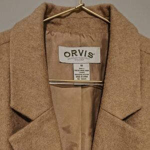 Orvis Women's Camel Hair Trench Coat in Warm Camel